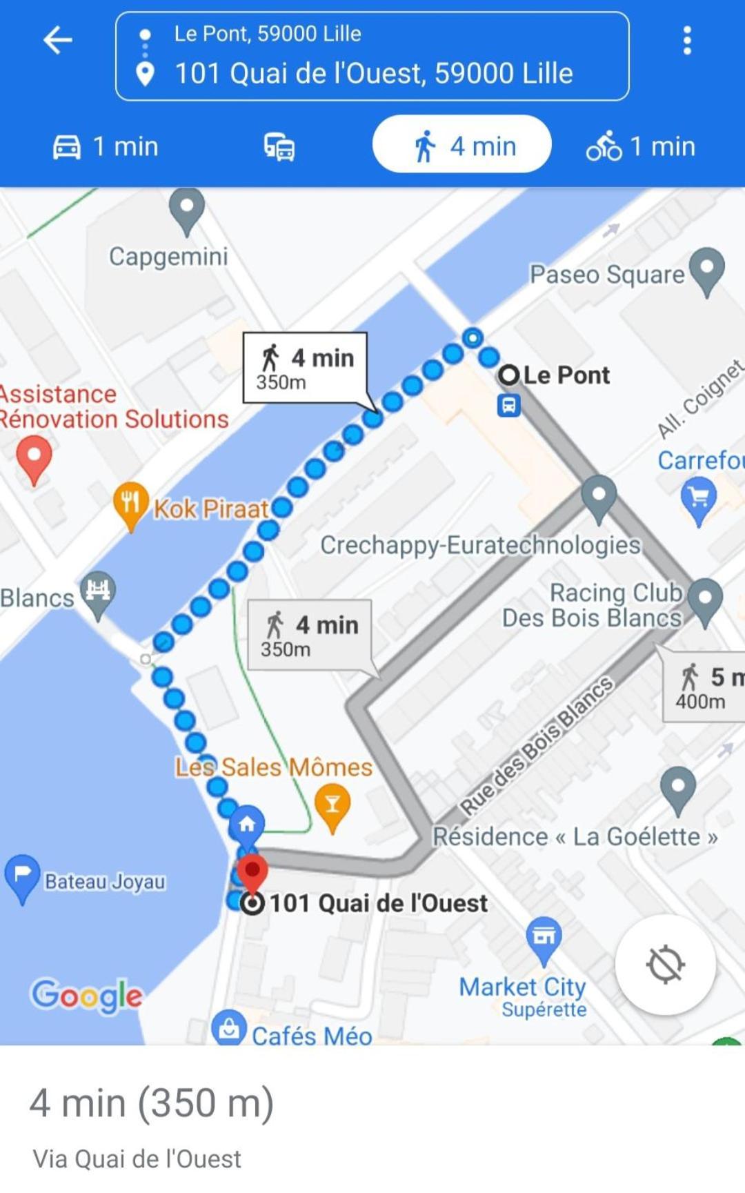 Bateau Peniche Lille - Euratechnologie公寓 外观 照片